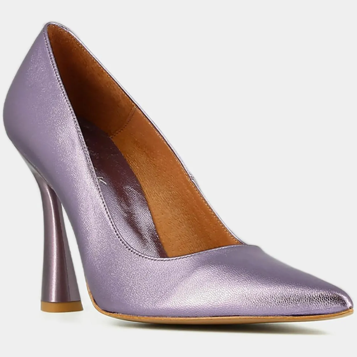 Femme Jonak Escarpins^Escarpins en Cuir Dabate lilas - Talon 10 cm