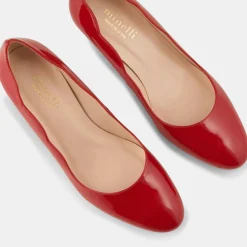 Femme Minelli Escarpins^Escarpins en Cuir Elo rouges - Talon 6 cm