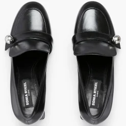 Femme Sonia Rykiel Escarpins^Escarpins en Cuir Honfleur noirs - Talon 8.5 cm