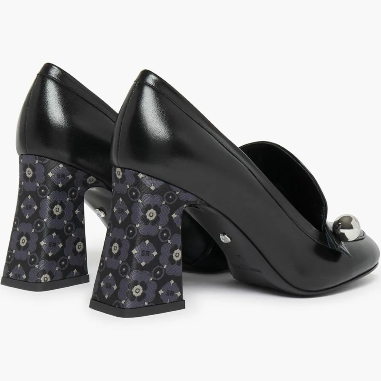 Femme Sonia Rykiel Escarpins^Escarpins en Cuir Honfleur noirs - Talon 8.5 cm