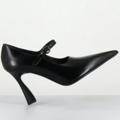 Escarpins en Cuir M6590 noirs - Talon : 9.5 cm-Premiata Online