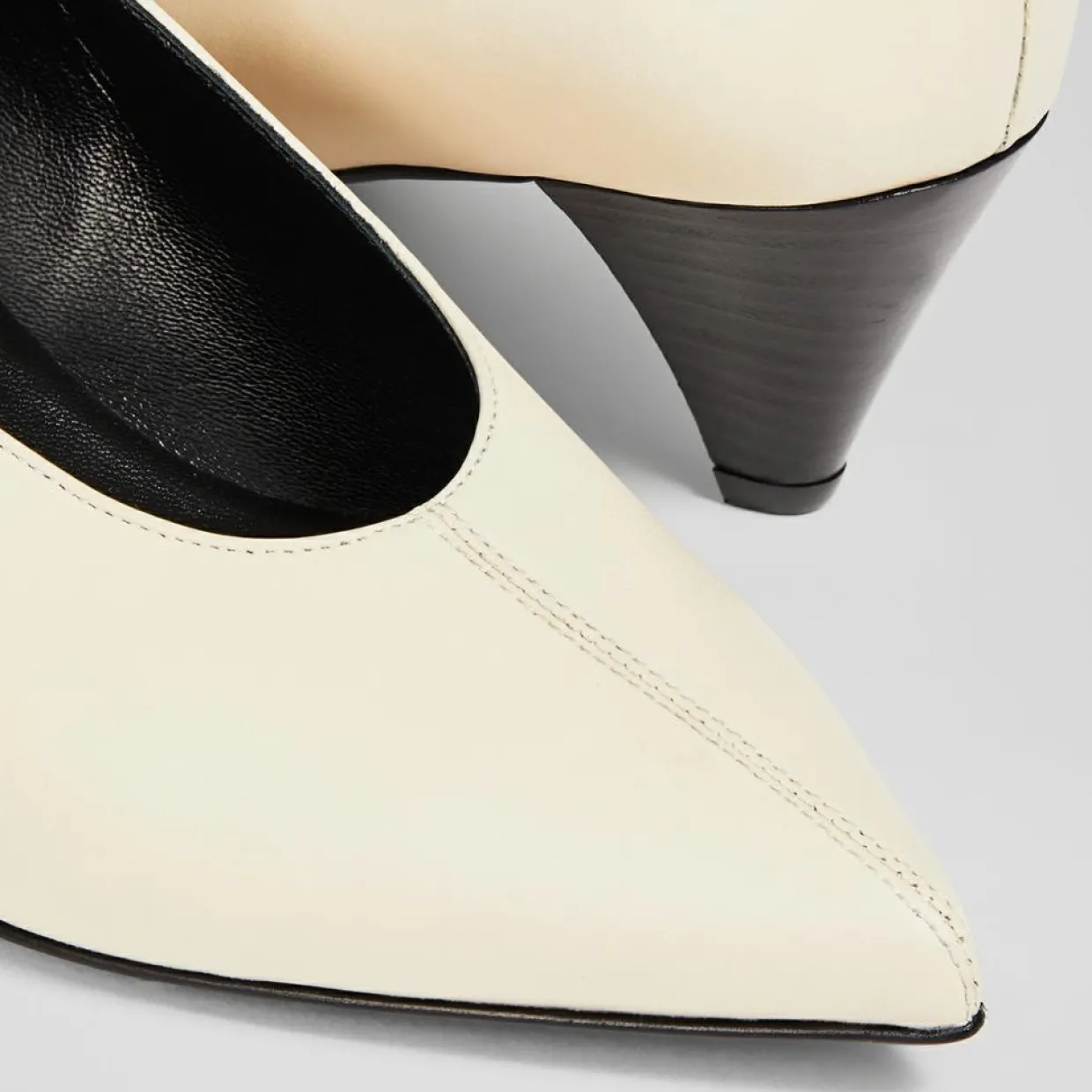 Escarpins en Cuir Zayla écrus - Talon 5 cm-L.K. Bennett Outlet