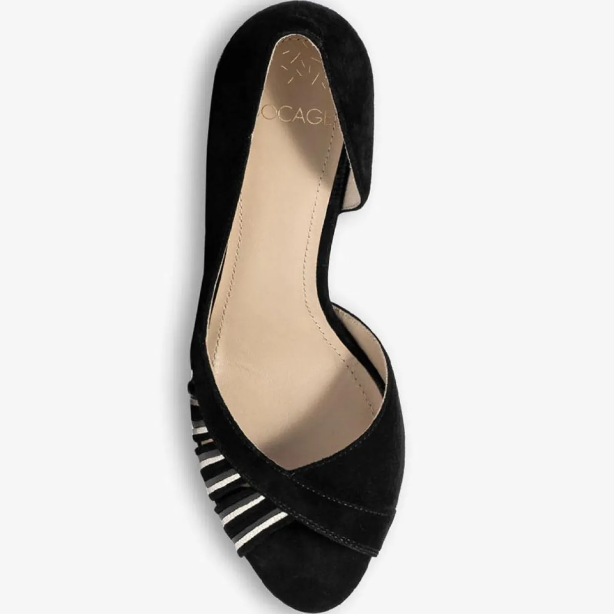 Escarpins en Velours de Cuir Delaware noirs - Talon 8.5 cm-Bocage Clearance