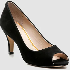Femme Cosmoparis Escarpins^Escarpins en Velours de Cuir Bebe Milene noirs - Talon 6 cm