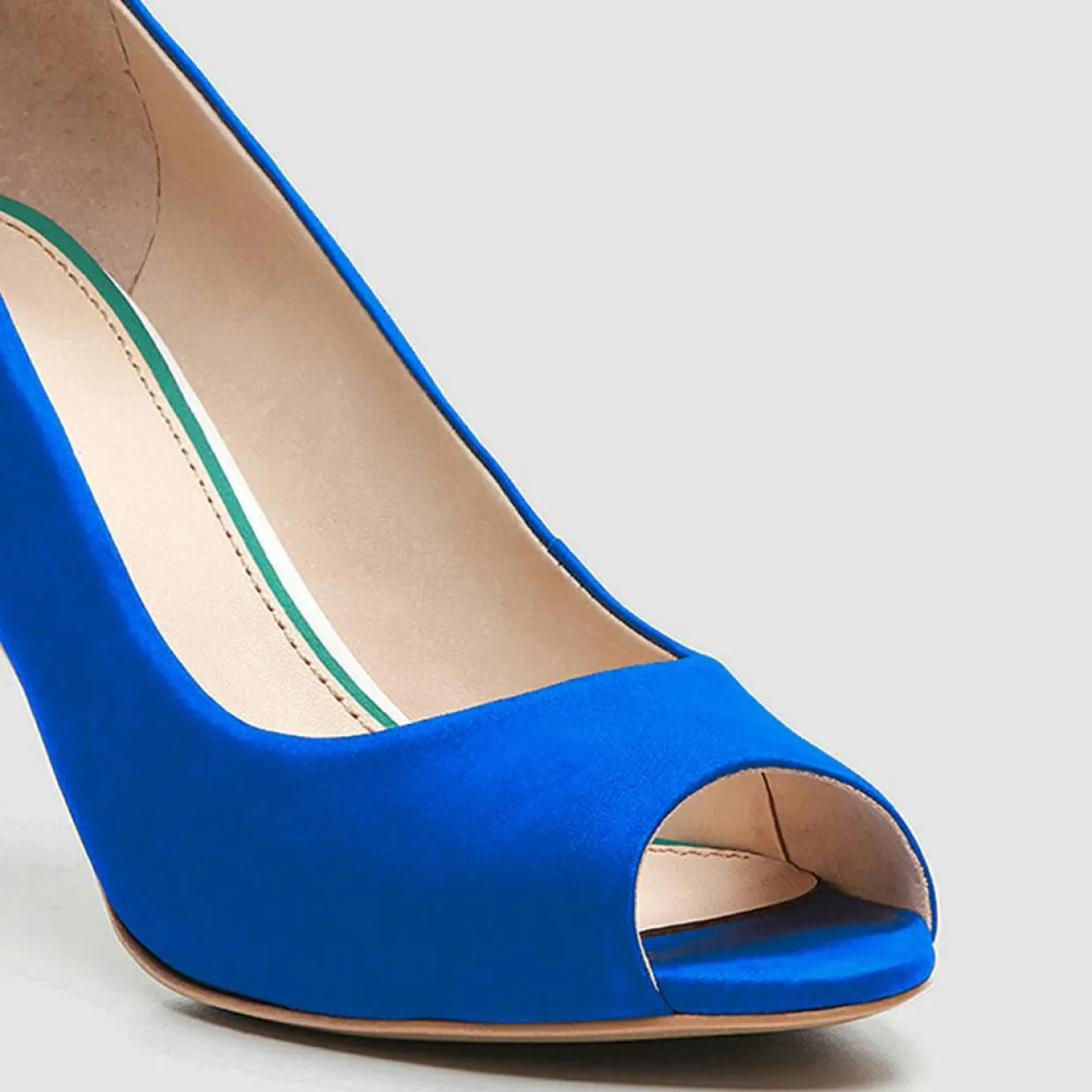 Femme Cosmoparis Escarpins^Escarpins en Velours de Cuir Bebe Milene cobalt - Talon 7 cm