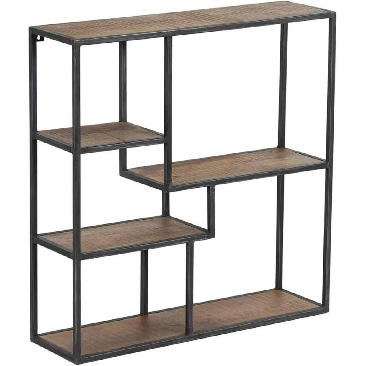 Bois & Chiffons Etagères^Etagere destructurée bois manguier stockholm naturel ciré - 77x22x79 cm