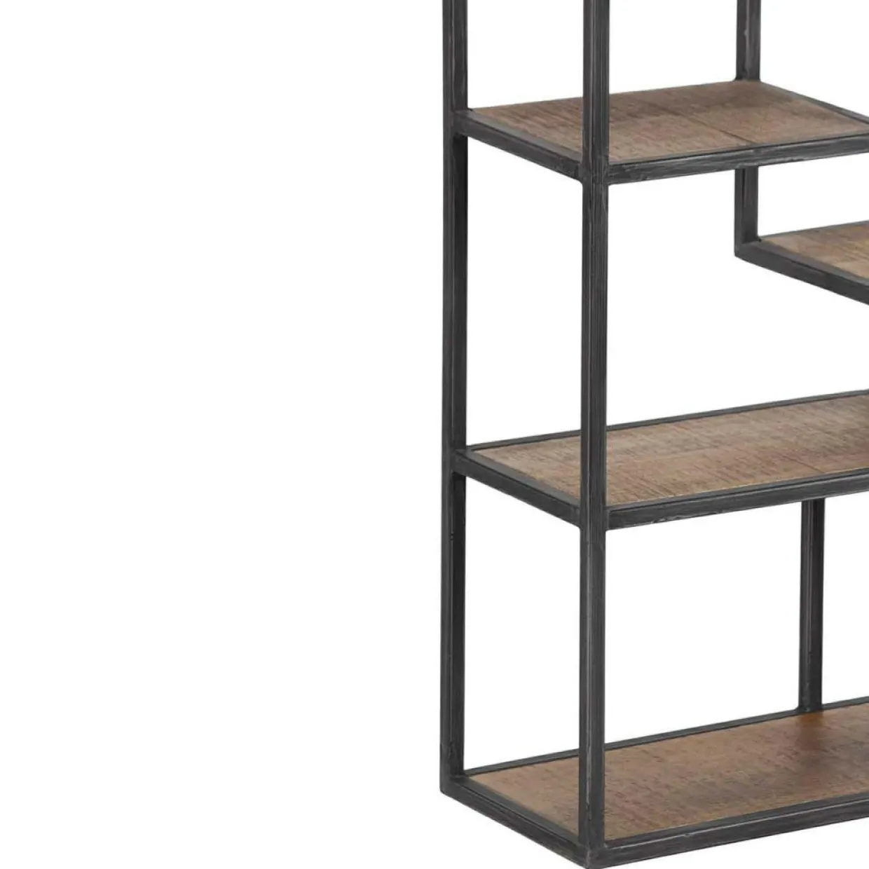 Bois & Chiffons Etagères^Etagere destructurée bois manguier stockholm naturel ciré - 77x22x79 cm