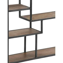 Bois & Chiffons Etagères^Etagere destructurée bois manguier stockholm naturel ciré - 77x22x79 cm