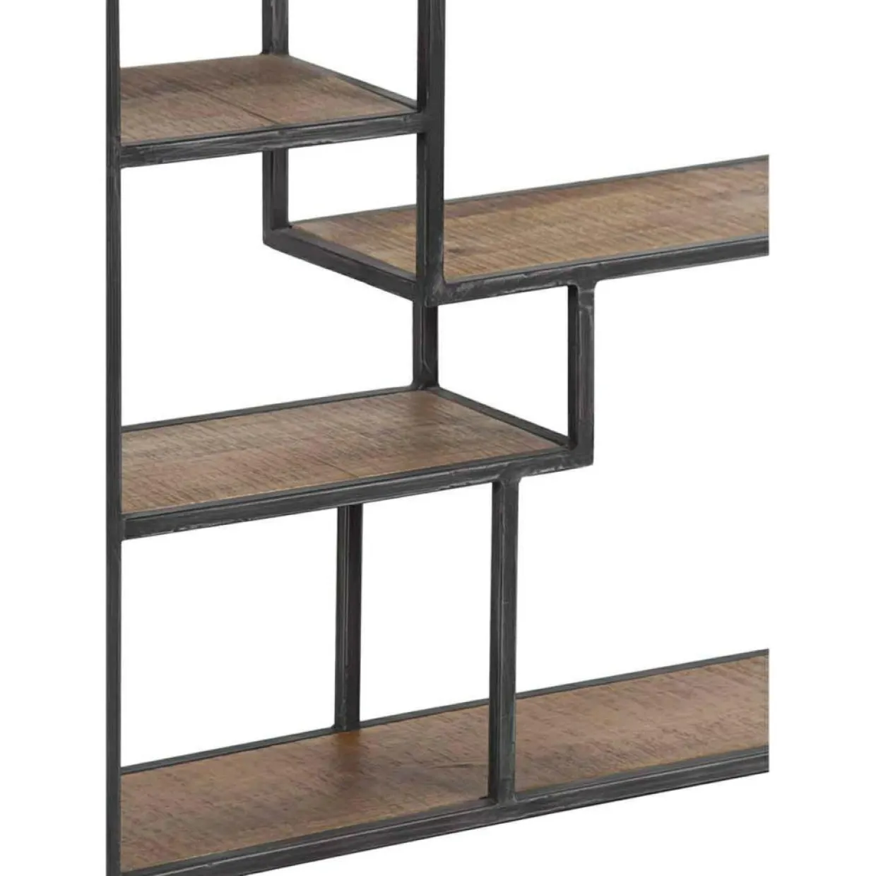 Bois & Chiffons Etagères^Etagere destructurée bois manguier stockholm naturel ciré - 77x22x79 cm