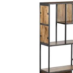 Bois & Chiffons Etagères^Etagere destructurée manguier stockholm naturel ciré - 110x25x125 cm