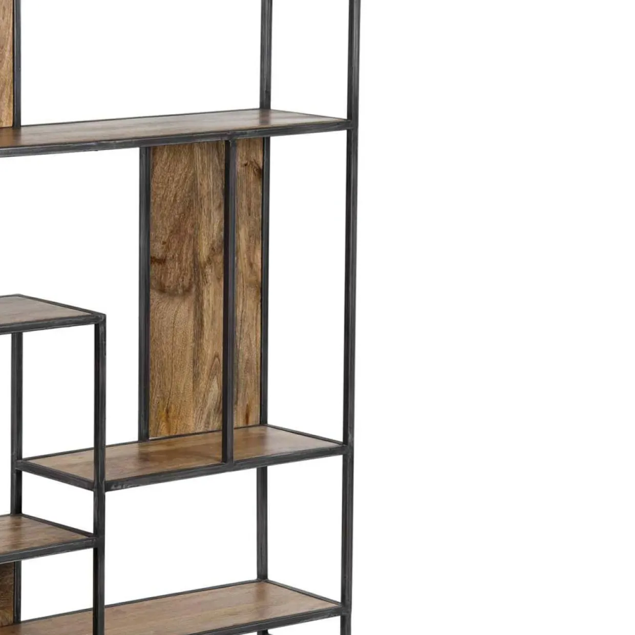 Bois & Chiffons Etagères^Etagere destructurée manguier stockholm naturel ciré - 110x25x125 cm