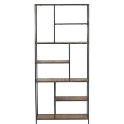 Bois & Chiffons Etagères^Etagère 6 niveaux manguier stockholm naturel ciré - 84x35x188 cm