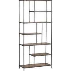 Bois & Chiffons Etagères^Etagère 6 niveaux manguier stockholm naturel ciré - 84x35x188 cm