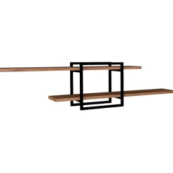 Etagère murale mone noyer - 120x30x18 cm-Wooden Art Sale
