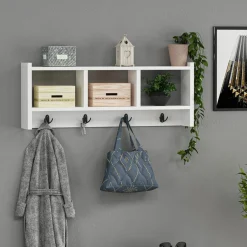 Homitis Etagères^Etagère porte-manteau Star blanche - 75.6x35x22 cm