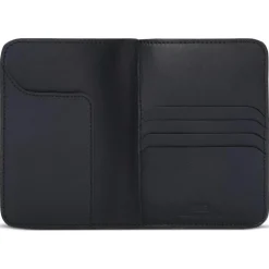 Etui passeport en Toile enduite noir/blanc - 14x10x2 cm-Maison Faret Online