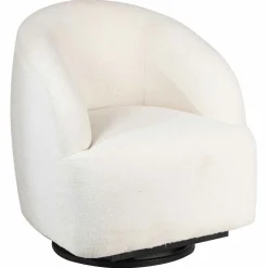 Bois & Chiffons Fauteuils^Fauteuil pivotant gubi blanc - 74x74x79 cm