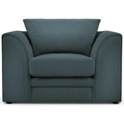 Mazzini Sofas Fauteuils^Fauteuil Quince bleu - 97x92x80 cm