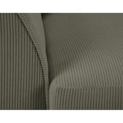 Fauteuil Quince Velours côtelé gris clair - 97x92x80 cm-Mazzini Sofas New