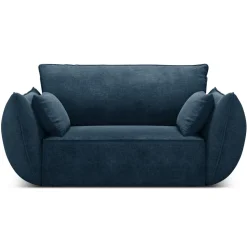 Mazzini Sofas Fauteuils^Fauteuil Vanda bleu roi - 128x100x85 cm