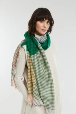 Foulard Cosmic Vert 70 X 190Cm-Mapoesie Discount