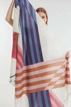 Foulard Shibuya Rose 100 X 190Cm-Mapoesie