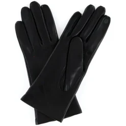 Gants en Cuir d'Agneau doublure Laine Victoire noirs-Maison Fabre Best