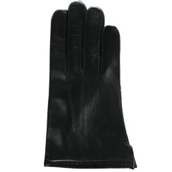 Gants en Cuir d'Agneau doublure maille noirs-Georges morand Online