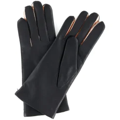 Gants en Cuir d'Agneau doublure Laine Heritage Valois gris foncé-Maison Fabre Outlet