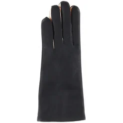 Gants en Cuir d'Agneau doublure Laine Heritage Valois gris foncé-Maison Fabre Outlet