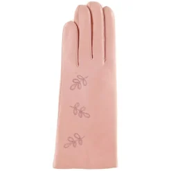 Gants en Cuir d'Agneau doublure Laine Sana péoni rose-Maison Fabre Hot