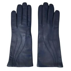 Femme Maison Fabre Gants, Moufles^Gants en Cuir d'Agneau Waves bleu jean