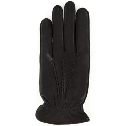 Homme Maison Fabre Gants, Moufles^Gants en Cuir de Cerf doublure Laine Craig bruns