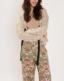 Femme Manoush Gilets Et Cardigans^Gilet ajouré Vintage beige