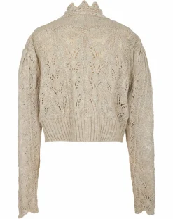 Femme Manoush Gilets Et Cardigans^Gilet ajouré Vintage beige