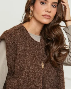 Gilet Alice choco-L'Armoire de Suzette Hot