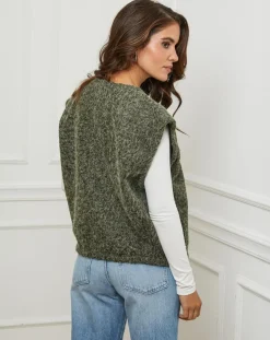 Gilet Alice kaki-L'Armoire de Suzette Clearance