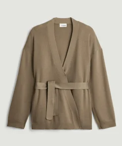 Gilet Anna ceinture amovible marron camel-Rodier Best