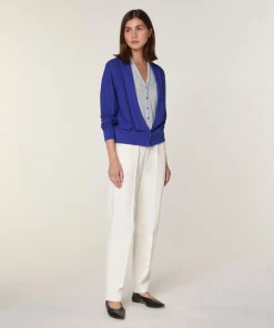 Femme Rodier Gilets Et Cardigans^Gilet Athéna 100% Laine 2 en 1 bleu outremer