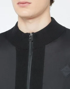 Homme Hackett London Gilets Et Cardigans^Gilet Bimatière zippé noir