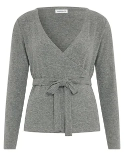 Femme Passionata Gilets Et Cardigans^Gilet cache-coeur Kai gris chiné