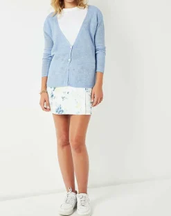 Gilet Casta bleu-Cuisse de Grenouille Clearance