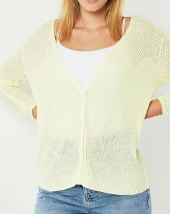 Gilet Casta jaune-Cuisse de Grenouille New