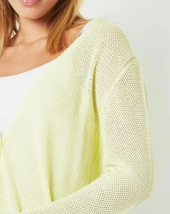 Gilet Casta jaune-Cuisse de Grenouille New