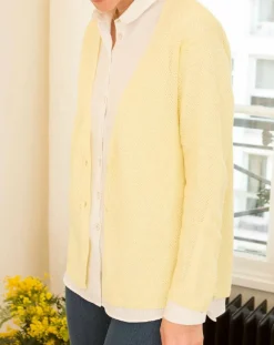 Gilet Casta jaune-Cuisse de Grenouille New