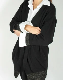 Femme Lauren Vidal Gilets Et Cardigans^Gilet ceinturé Ciara noir