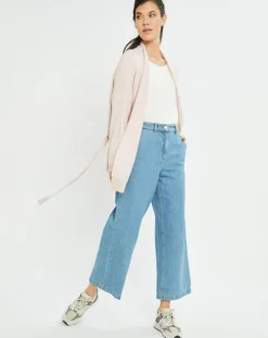 Femme Lauren Vidal Gilets Et Cardigans^Gilet ceinturé Ciara rose