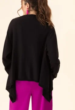 Femme Bleu Blanc Rouge Gilets Et Cardigans^Gilet Charmant noir