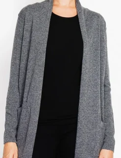 Gilet col châle loup-C&Jo Online