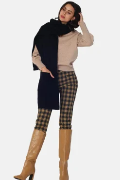 Femme Assuili Gilets Et Cardigans^Gilet en Cachemire mélangé grand col noir